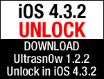 Ultrasn0w 1.2.2 Download für Unlock unter iOS 4.3.2 Jailbreak!
