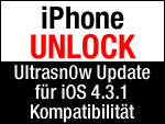 iOS 4.3.1 iPhone Unlock: Ultrasn0w Update für iOS 4.3.1 Kompatibilität