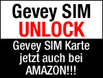 Gevey SIM jetzt auch bei Amazon!