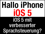Sprechen mit dem iPhone 4S & iOS 5?