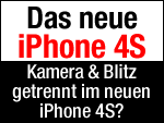 Kamera & LED-Blitz getrennt im iPhone 4S / iPhone 5?!