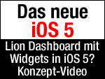 iOS 5 Dashboard Konzept-Video mit Widgets ala Mac OS X Lion!