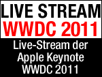Links zum Livestream Apple WWDC 2011 Keynote