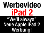 Neues Apple iPad 2 Werbevideo!