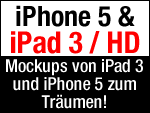 Wunderschöne Apple iPhone 5 & iPad 3 Bilder (Mockups)!