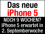 Apple iPhone 5 Verkaufsstart in der 2. Septemberwoche!