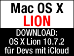 Download OS X Lion 10.7.2 mit iCloud beta 5