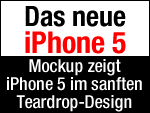 iPhone 5 Mockup zeigt Teardrop Design!