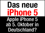Apple iPhone 5 in Deutschland ab 5. Oktober erhältlich?!