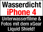 Filmen & Fotos unter Wasser mit dem iPhone 4 - xGear Liquid Shield!