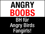Angry Boobs - BH mit Angry Birds Motiven!