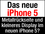 iPhone 5 kleineres Retina Display & Rückseite aus Metall?