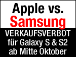 Verkaufsverbot Samsung Galaxy S & S2 ab Mitte Oktober!