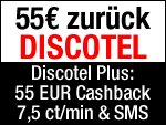 55 EUR Geld zurück bei Discotel
