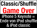 Das Ende von iPod classic & Shuffle