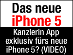 iPhone 5 mit Kanzlerin App!
