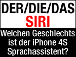 iPhone 4S Sprach-Assistent: DER, DIE oder DAS SIRI?