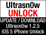 Ultrasn0w 1.2.5 Download für iOS 5.0.1 iPhone Unlock