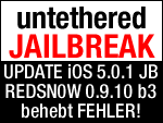 Download Redsn0w 0.9.10 b3 - Bugfix Mobile Substrate iOS 5.0.1 untethered Jailbreak
