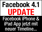 Update Facebook App 4.1 mit Timeline!