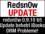 Jailbreak Update: Redsn0w 0.9.10 b5 Download mit iBooks Fix!