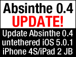 Download Absinthe 0.4 Windows, Mac OS X und Linux Jailbreak