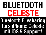 Celeste iOS 5 Beta: Dateien mit iPhone via Bluetooth versenden