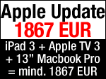 iPad 3 + Apple TV 3 + Macbook Pro