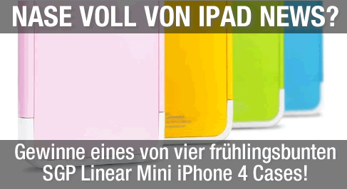 Gewinne eine SGP Linear Mini iPhone 4S / 4 Hülle!