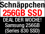 Günstige TOP Samsung 256 GB SSD (Series 830) als Deal der Woche