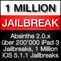 Eine Million Absinthe 2.0 5.1.1 Jailbreaks