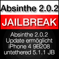 Download Absinthe 2.0.2 - Update für iPhone 4 9B208 5.1.1 Jailbreak