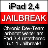 iPad 2,4 5.1.1 Jailbreak mit Absinthe in Arbeit