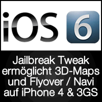 iOS 6 Karten per Jailbreak auf iPhone 4 & iPhone 3GS
