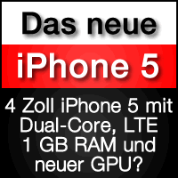 LTE iPhone 5 Dualcore 1GB RAM und 4 Zoll
