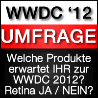 WWDC 2012 Umfrage