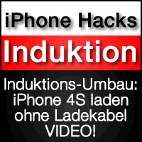iPhone Akku Umbau - Laden per Induktion
