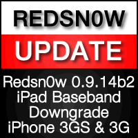 Redsn0w 0.9.14 b2 Update & Download für Baseband Downgrade
