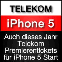 iPhone 5 Telekom Premierentickets kommen wieder!
