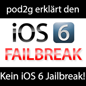 Failbreak iOS 6 Jailbreak pod2g JailbreakCon 2012!