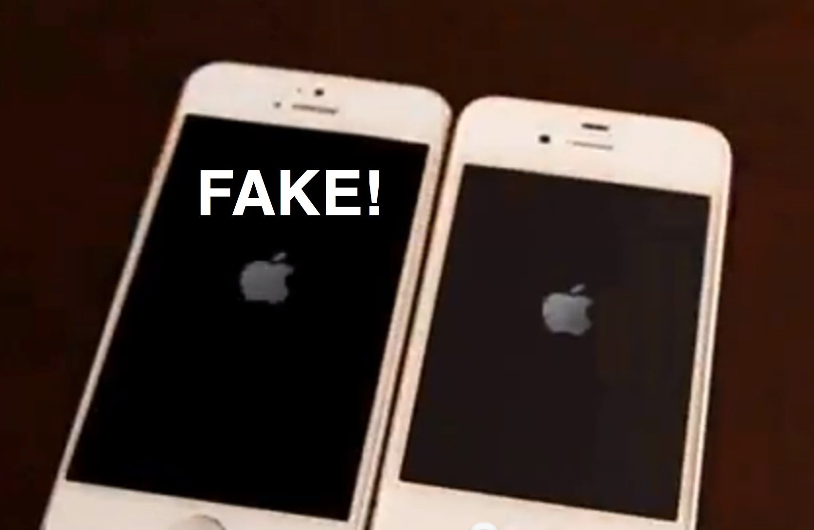 Video: iPhone 5 vs. iPhone 4S Fake Boot
