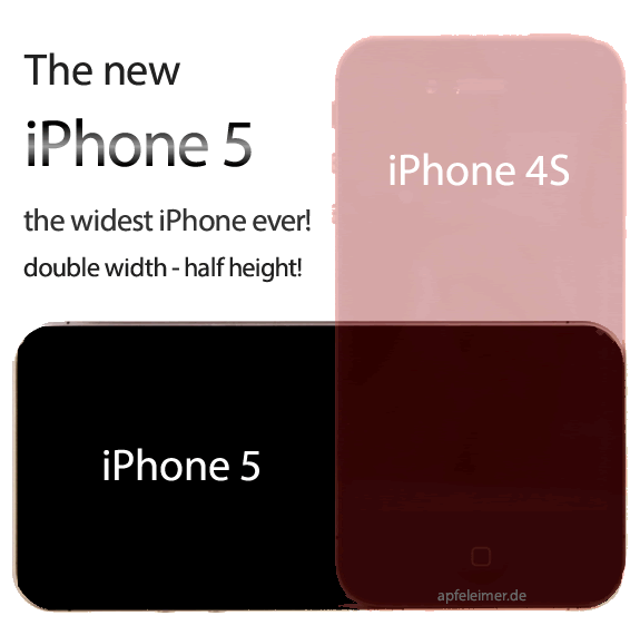 iPhone 5 breiter statt länger!