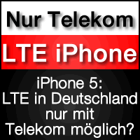 Nur bei Telekom: LTE im iPhone 5