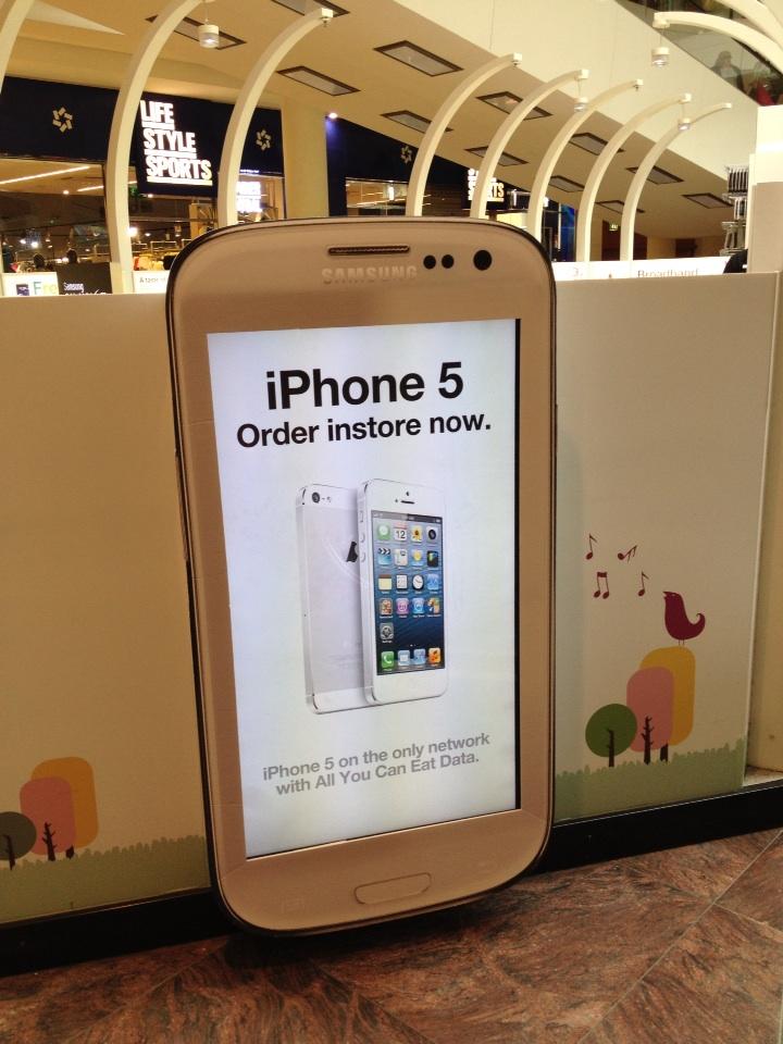 iPhone 5 Werbung von Samsung?
