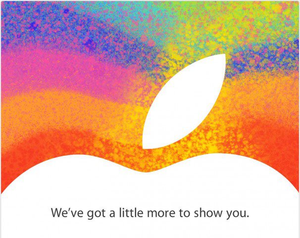 Apple iPad Mini Keynote Einladung 23.10.2012!