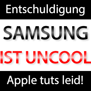 Apple: "Samsung ist uncool!"