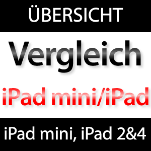 Vergleich iPad mini iPad 4 und iPad 2!