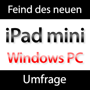 iPad mini vs. Windows PC!