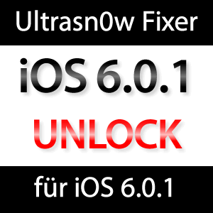 iOS 6.0.1 iPhone Unlock: Ultrasn0w Fixer iOS 6.0.1 kompatibel!