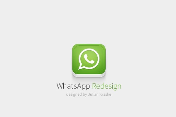 WhatsApp Redesign: Flat Design Konzept für WhatsApp! 1